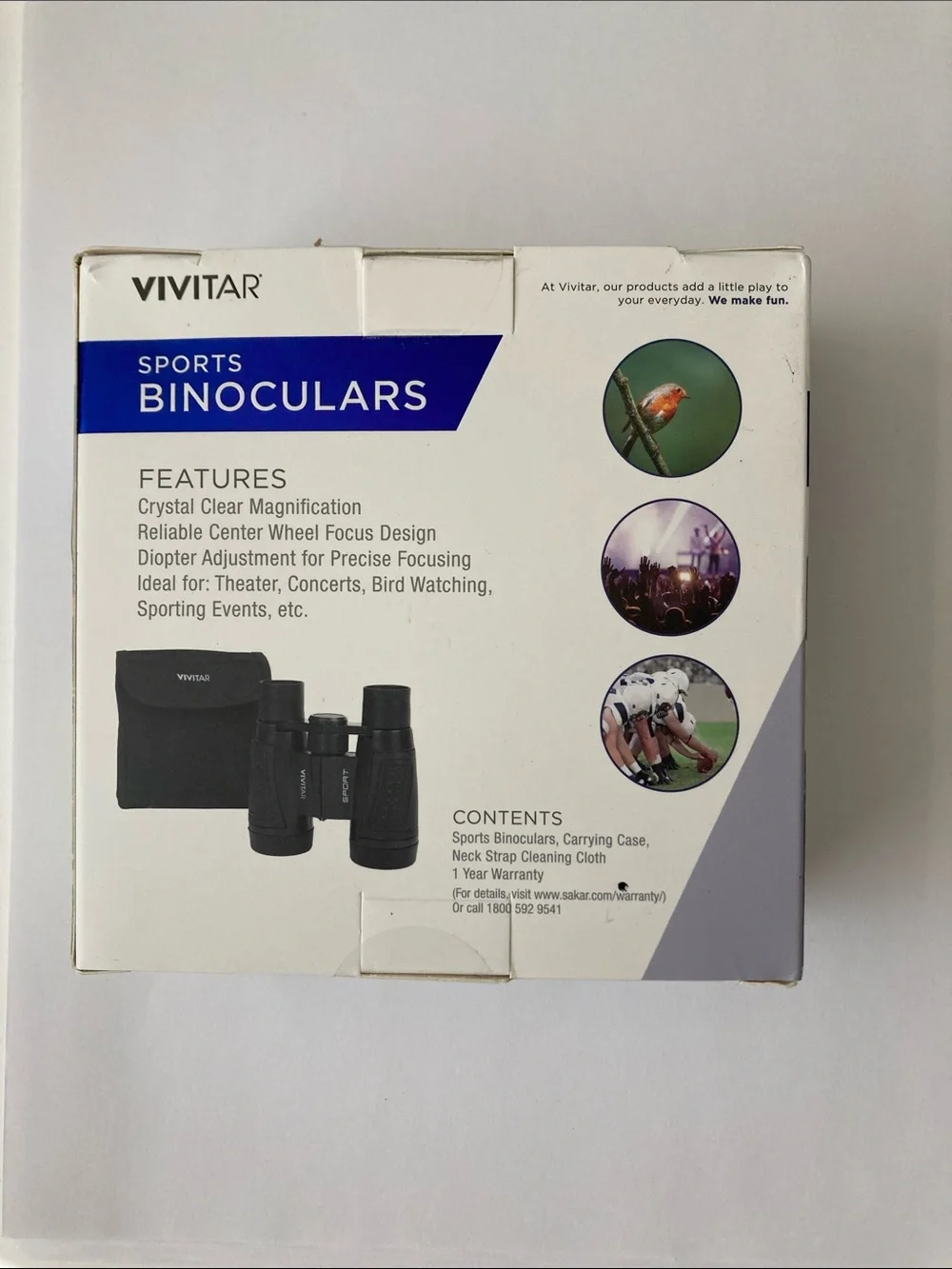 Vivitar Sports Binoculars Super Compact A New View
